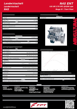 Motorok FPT Industrial N45 ENT (125 kW) 