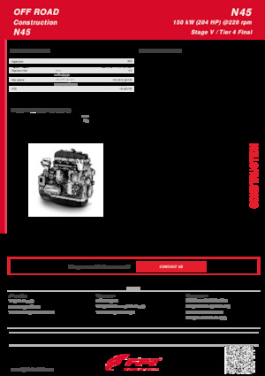 Motorok FPT Industrial N45 ENT (150 kW)