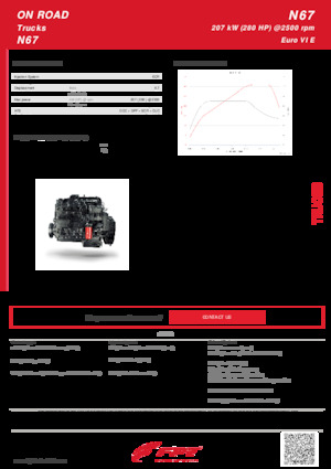Motorok FPT Industrial N67 (207 kW)
