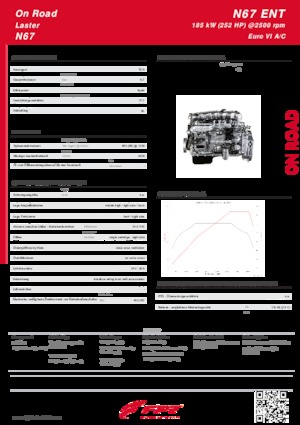 Motorok FPT Industrial N67 ENT (185 kW)
