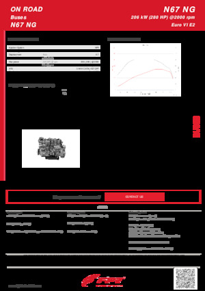Motorok FPT Industrial N67 NG (206 kW)