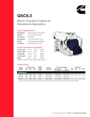 Motorok Cummins QSB8.3