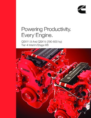 Motorok Cummins QSX15 580