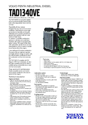 Motorok Volvo Penta TAD1340VE