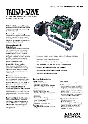 Motorok Volvo Penta TAD570VE