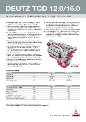 Motorok Deutz TCD 12.0 V6
