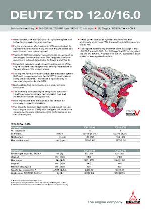 Motorok Deutz TCD 12.0 V6