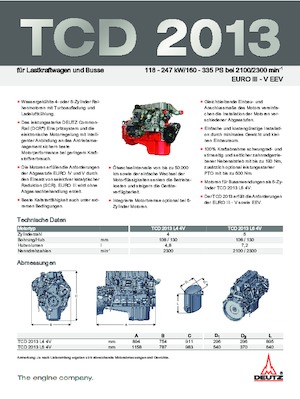 Motorok Deutz TCD 2013 L6 4V