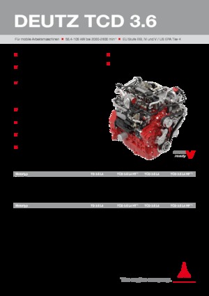Motorok Deutz TCD 3.6 L4