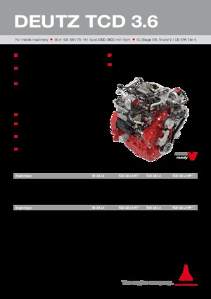 Motorok Deutz TCD 3.6 L4
