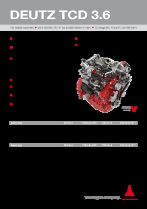 Motorok Deutz TCD 3.6 L4 HT