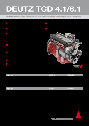 Motorok Deutz TCD 6.1 L6