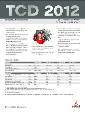 Motorok Deutz TD 2012 L4