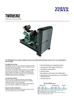 Motorok Volvo Penta TWD1653GE