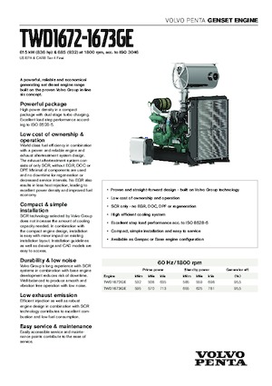 Motorok Volvo Penta TWD1672GE