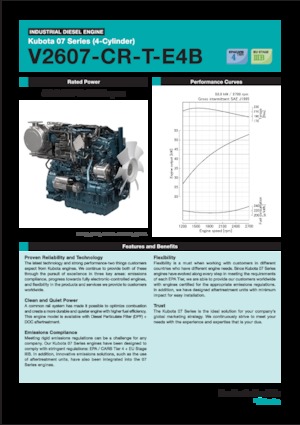 Motorok Kubota V2607-CR-T-E4B