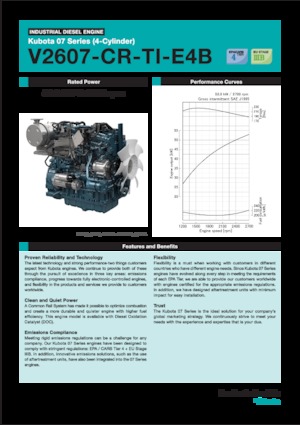 Motorok Kubota V2607-CR-TI-E4B