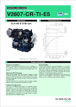 Motorok Kubota V2607-CR-TI-E5