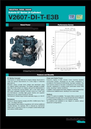Motorok Kubota V2607-DI-T-E3B