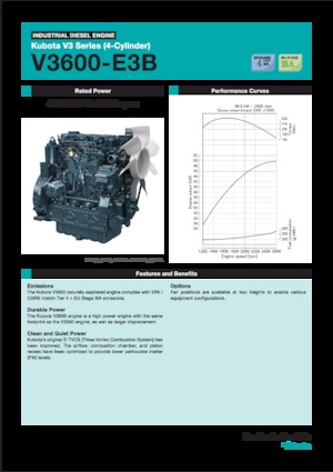 Motorok Kubota V3600-E3B