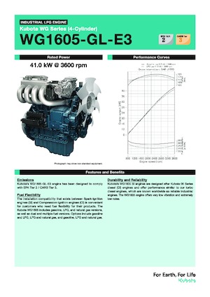 Motorok Kubota WG1605-GL-E3