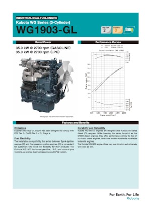 Motorok Kubota WG1903-GL
