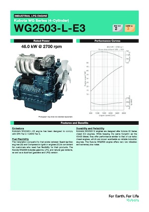 Motorok Kubota WG2503-L-E3