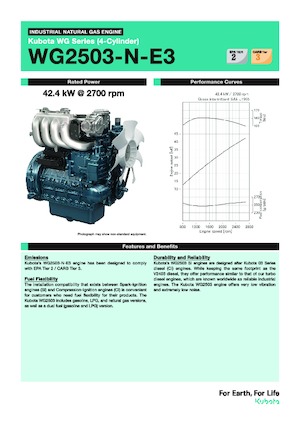 Motorok Kubota WG2503-N-E3