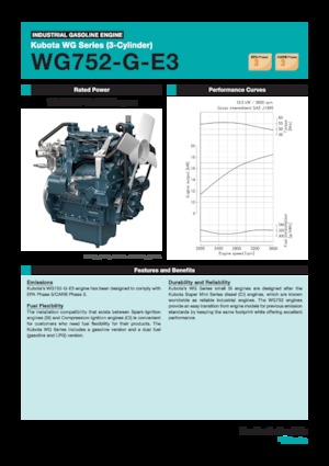 Motorok Kubota WG752-G-E3