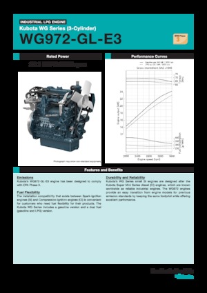 Motorok Kubota WG972-GL-E3