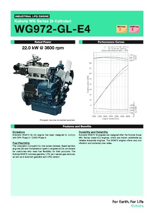 Motorok Kubota WG972-GL-E4