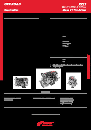 Motorok FPT Industrial XCursor13 (500 kW)