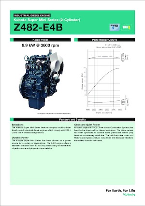 Motorok Kubota Z482-E4B