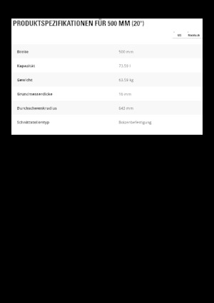 Korókanalak Caterpillar 500 MM