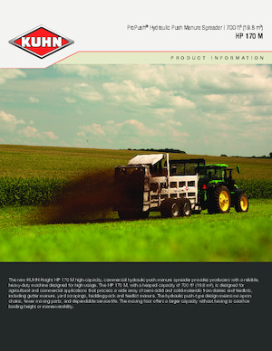 Tápkeverők Kuhn HP 170 M