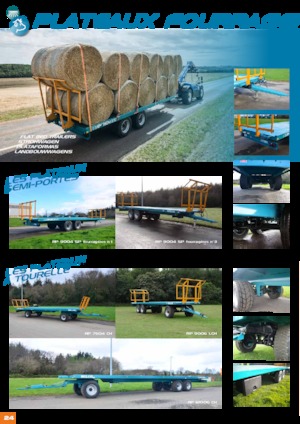 Platós pótkocsik Rolland RP 10006 LCH