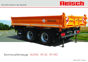Platós pótkocsik Reisch RUTDK-135