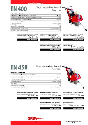Burkolatvágók Breaker TN 400-02