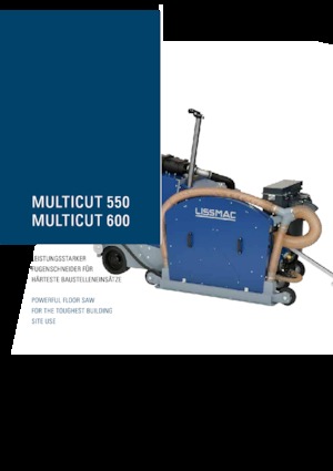 Burkolatvágók Lissmac Multicut 600 G