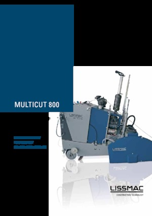 Burkolatvágók Lissmac Multicut 800 GH