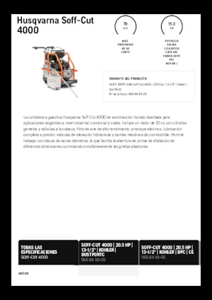 Burkolatvágók Husqvarna Soff-Cut® 4000