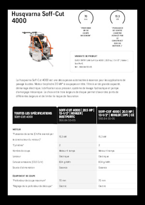Burkolatvágók Husqvarna Soff-Cut® 4000