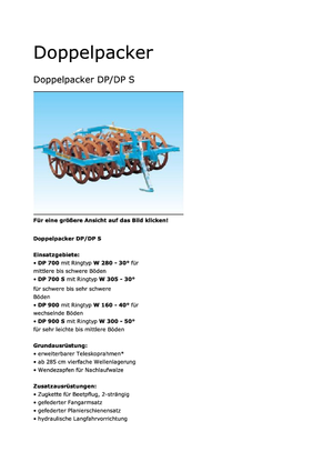 Elmunkálók Tigges DP 700 I-130 S