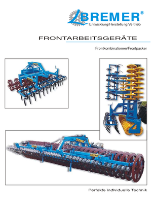 Elmunkálók Bremer FP 700/400