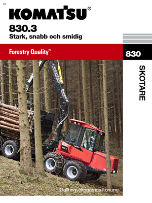 Kiközelítők Komatsu 830.3