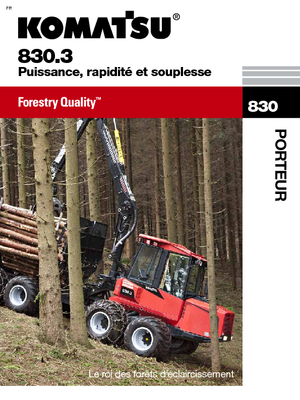 Kiközelítők Komatsu 830.3