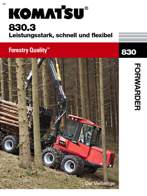 Kiközelítők Komatsu 830.3