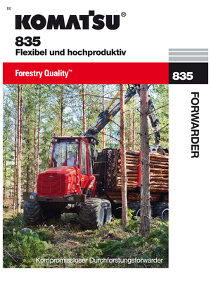 Kiközelítők Komatsu 835