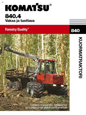 Kiközelítők Komatsu 840.4