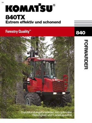 Kiközelítők Komatsu 840 TX
